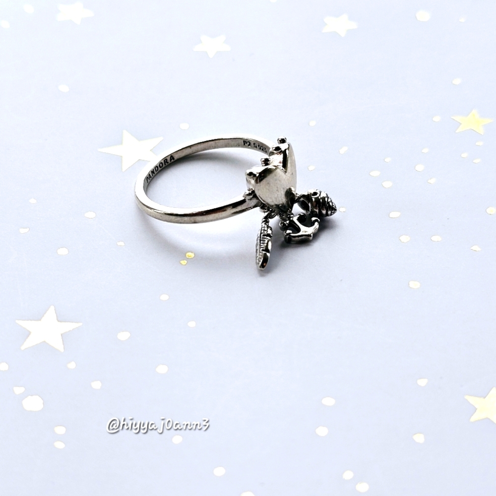 Authentic PANDORA-Spiritual Symbols Ring Size 9